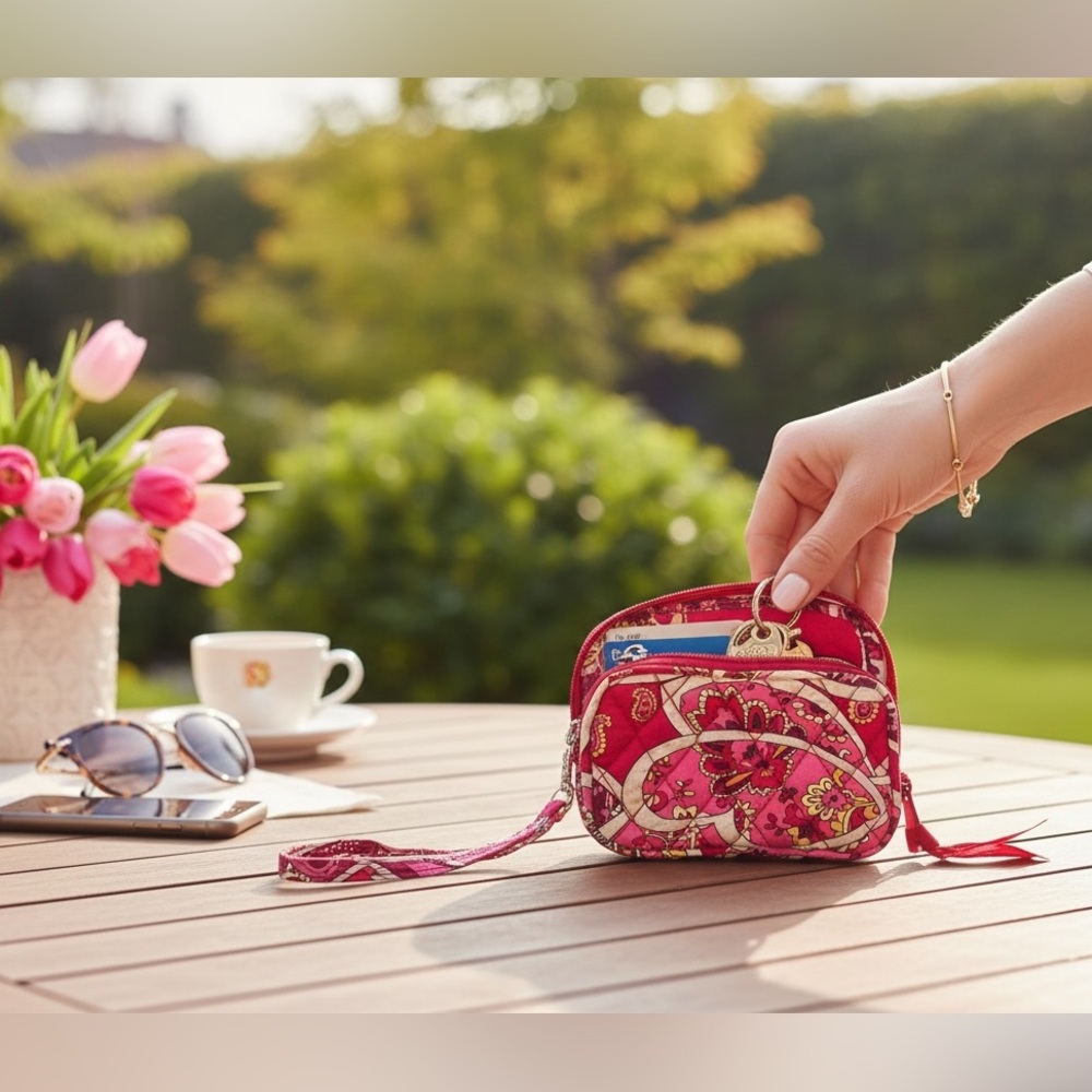 Vera Bradley Floral Paisley Pouch